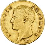 Франция 40 франков 1806 U на аукционе Jean ELSEN - 22 марта 2025