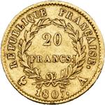 France 20 Francs 1807 A at auction Jean ELSEN - March 22, 2025