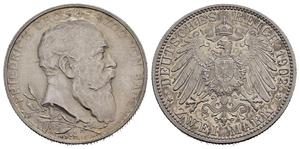 Deutschland 2 Mark 1902 "Baden" auf der Auktion Antivm Numismatica - 22. März 2025