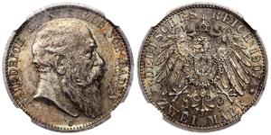 Deutschland 2 Mark 1907 G "Baden" auf der Auktion AURORA - 10. April 2025