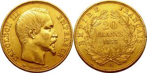 France 20 Francs 1853 A at auction AURORA - May 15, 2025