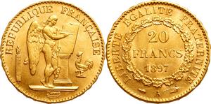 France 20 Francs 1897 A at auction AURORA - May 15, 2025