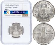 Deutschland 2 Reichsmark 1934 D "Garnisonkirche mit Datum" auf der Auktion AURORA - 26. Juni 2025