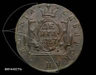 Rußland Denga (1/2 Kopeke) 1767 КМ "Sibirische Münze" auf der Auktion Вечность - 26. April 2025