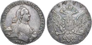 Rusia 1 rublo 1764 ММД EI "Con bufanda" en subasta Rare Coins - 7 de diciembre de 2024