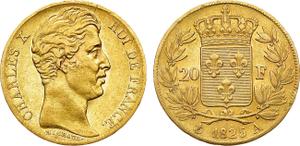 Франция 20 франков 1825 A на аукционе Rare Coins - 7 июня 2025