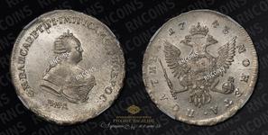 Россия Полтина 1743 ММД at auction Russian Heritage - November 9, 2024