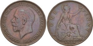 United Kingdom Penny 1928 at auction Russiancoin - August 31, 2023
