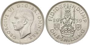 Großbritannien 1 Schilling 1939 auf der Auktion Russiancoin - 9. Januar 2025
