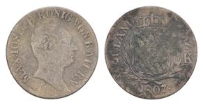 Baviera 3 kreuzers 1807 en subasta Russiancoin - 15 de mayo de 2025