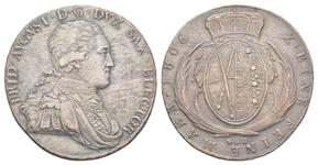 Saxony-Albertine Thaler 1806 S.G.H. at auction Russiancoin - May 29, 2025