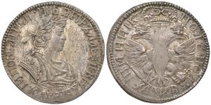 Rosja Półpoltynnik (1/4 rubla) ҂АΨΒ (1702) "Mała głowa" na aukcji Russiancoin - 19 czerwca 2025