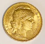 Francja 20 franków 1907 na aukcji ЮКС - 21 czerwca 2025