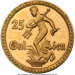 Poland 25 Gulden 1923 "Statue Of Neptune" at auction Heritage - August 29, 2025