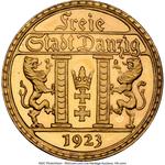 Poland 25 Gulden 1923 "Statue Of Neptune" at auction Heritage - August 29, 2025
