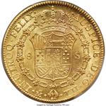 México 8 escudos 1807 Mo TH en subasta Heritage - 29 de agosto de 2025