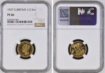 United Kingdom Half Sovereign 1937 HP at auction Spink - January 31, 2025