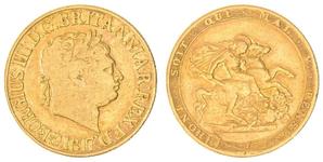 United Kingdom Sovereign 1817 at auction Spink - April 3, 2025
