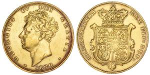 Gran Bretaña Soberano 1826 en subasta Spink - 19 de junio de 2025