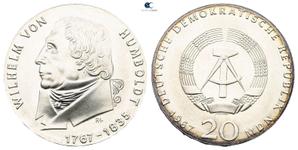 Alemania 20 marcos 1967 "Humboldt" en subasta Savoca Numismatik  - 26 de julio de 2025