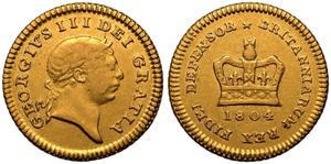 Großbritannien 1/3 Guinee 1803 "Erster Typ" auf der Auktion Coin Cabinet - 4. März 2025