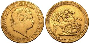 United Kingdom Sovereign 1817 at auction Coin Cabinet - April 29, 2025