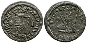 España 1 maravedí 1747 en subasta ibercoin - 22 de julio de 2025