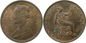 Großbritannien 1/2 Penny 1889 auf der Auktion BAC - 25. Juni 2024