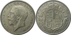 Wielka Brytania 1/2 korony 1921 na aukcji BAC - 25 czerwca 2024