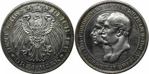 Germany 3 Mark 1911 A "Prussia" at auction BAC - June 25, 2025