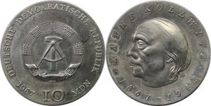 Deutschland 10 Mark 1967 "Kollwitz" auf der Auktion BAC - 29. Juli 2025