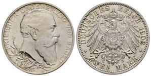 Deutschland 2 Mark 1902 "Baden" auf der Auktion Frühwald - 28. Juni 2025