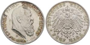 Germany 5 Mark 1911 D "Bayern" at auction Frühwald - June 28, 2025
