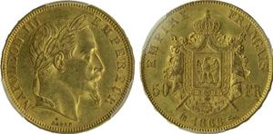 France 50 Francs 1866 BB at auction Warin Global Investments - May 23, 2025