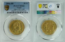 France 50 Francs 1866 BB at auction Warin Global Investments - May 23, 2025