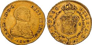 Peru 1 Escudo 1810 JP at auction Sedwick - May 9, 2025