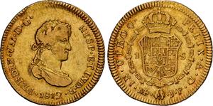 Peru 1 Escudo 1812 JP at auction Sedwick - May 9, 2025
