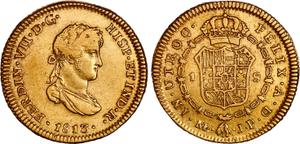 Peru 1 Escudo 1813 JP at auction Sedwick - May 9, 2025