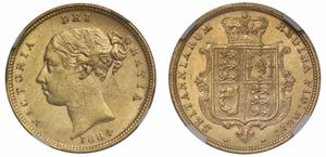 Великобритания 1/2 соверена 1884 на аукционе Sovereign Rarities - 13 марта 2025