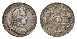 Großbritannien 1/2 Krone 1720 auf der Auktion Sovereign Rarities - 13. März 2025