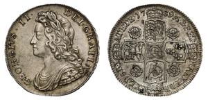 Großbritannien 1/2 Krone 1739 "Porträt in jungen Jahren" auf der Auktion Sovereign Rarities - 13. März 2025