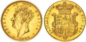 Gran Bretaña Soberano 1826 en subasta Stanley Gibbons Baldwin's - 9 de julio de 2025