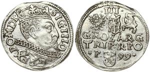 Polen 3 Gröscher 1599 P "Posen Münzstätte" auf der Auktion Numisbalt - 9. März 2025