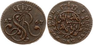 Polen 1 Groschen 1767 g auf der Auktion Numisbalt - 9. März 2025