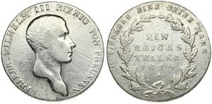Prusy Talar 1814 A na aukcji Numisbalt - 9 marca 2025