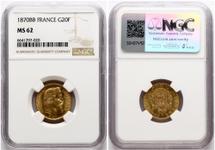 France 20 Francs 1870 BB at auction Numisbalt - May 11, 2025