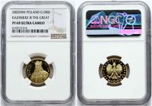 Polska 100 złotych 2002 MW "Kazimierz III Wielki" na aukcji Numisbalt - 11 maja 2025