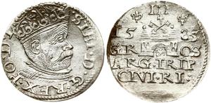 Polska Trojak 1585 "Ryga" na aukcji Numisbalt - 8 czerwca 2025
