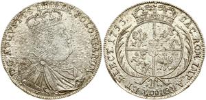 Polska Tymf (18 groszy) 1753 "Koronny" na aukcji Numisbalt - 8 czerwca 2025