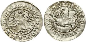 Polonia Medio grosz 1511 "Lituania" en subasta Numisbalt - 8 de junio de 2025